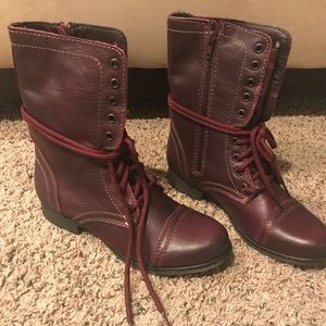 Steve Madden combat boots